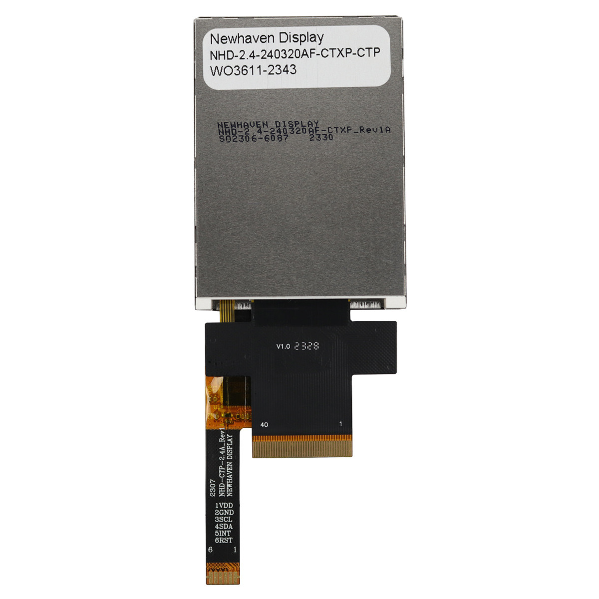 2umtanページ 2.4 inch IPS TFT LCD with Capacitive Touchscreen