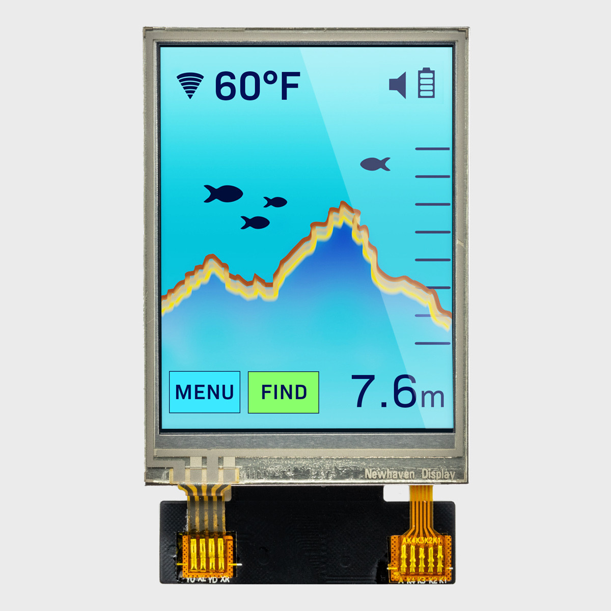 Fndiページ 2.4 inch High-Brightness IPS TFT LCD | Resistive Touchscreen