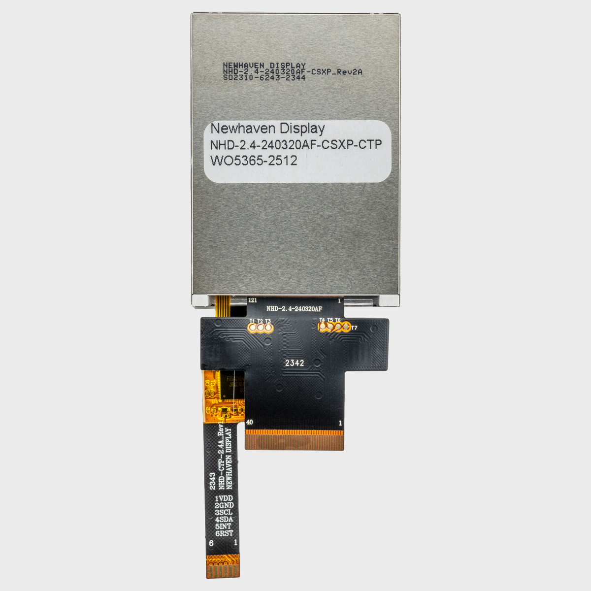 2.4 inch High-Brightness IPS TFT LCD with Capacitive Touchscreen