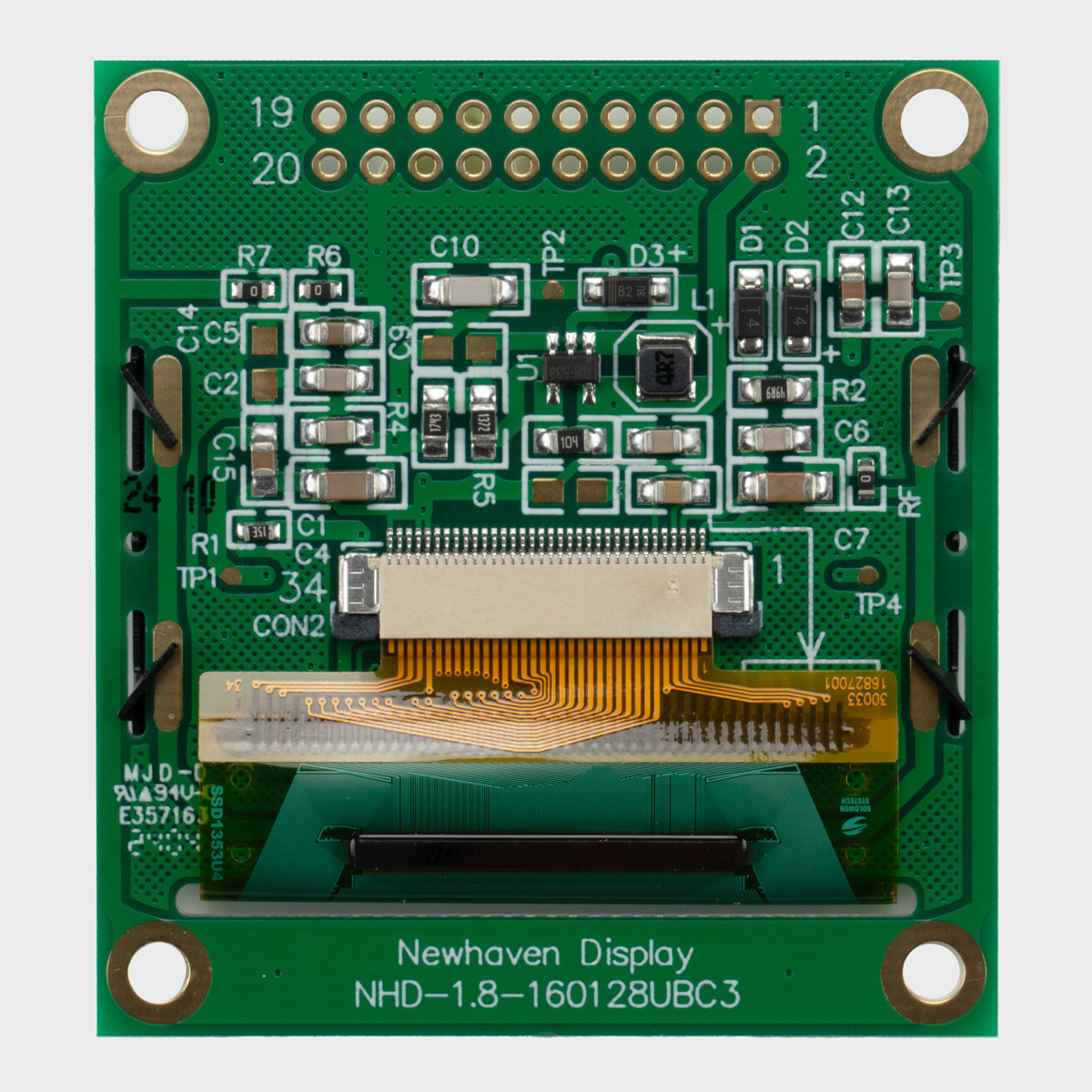 1.8 inch Color Graphic OLED Display Module