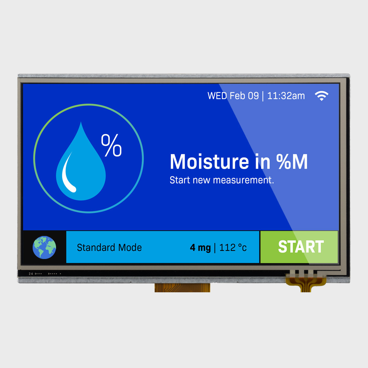 7 pouces IPS TFT LCD avec écran tactile résistif