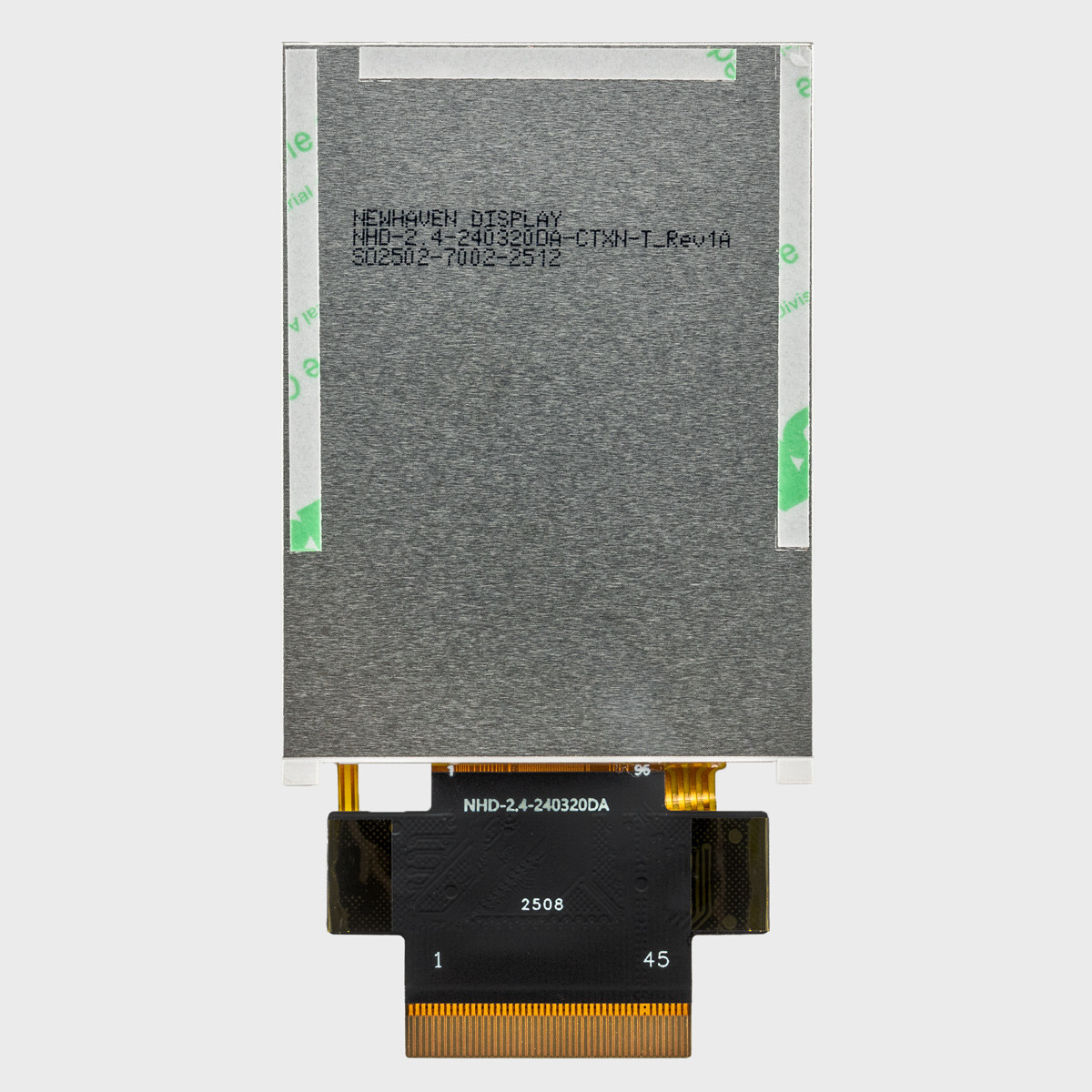 2.4 inch Standard TN LCD TFT with Resistive Touchscreen
