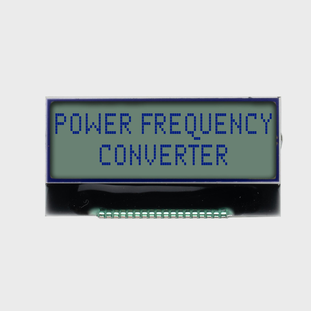 16x2 Character COG LCD | STN+ Gray Display with No Backlight and SPI