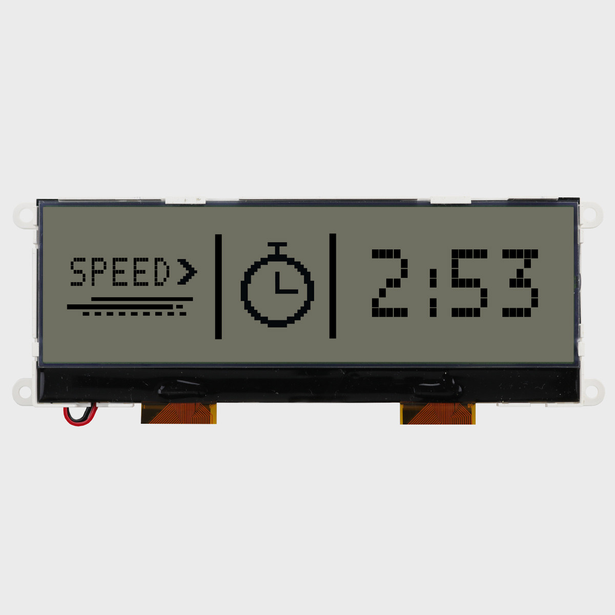 240x64 Graphic COG LCD | 3.3V Display FSTN+ with White Backlight