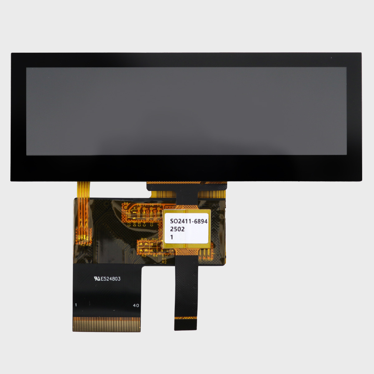 3.9 Bar-Type TFT 480x128px IPS Display + Capacitive Touchscreen