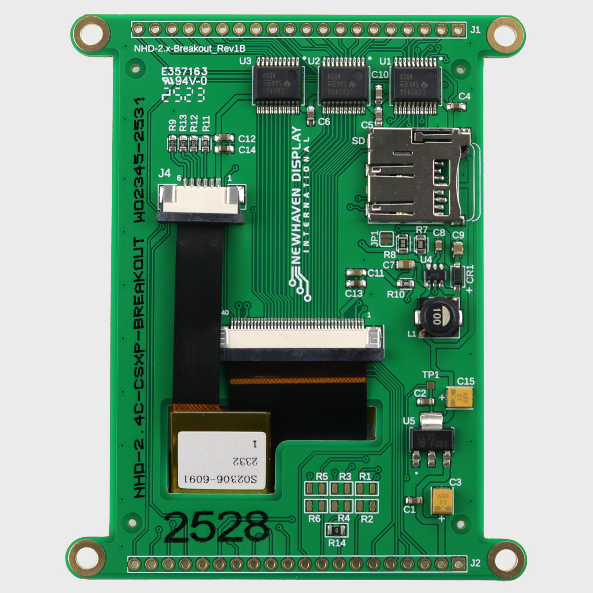 TFT Breakout Module with Sunlight Readable 2.4 inch IPS TFT