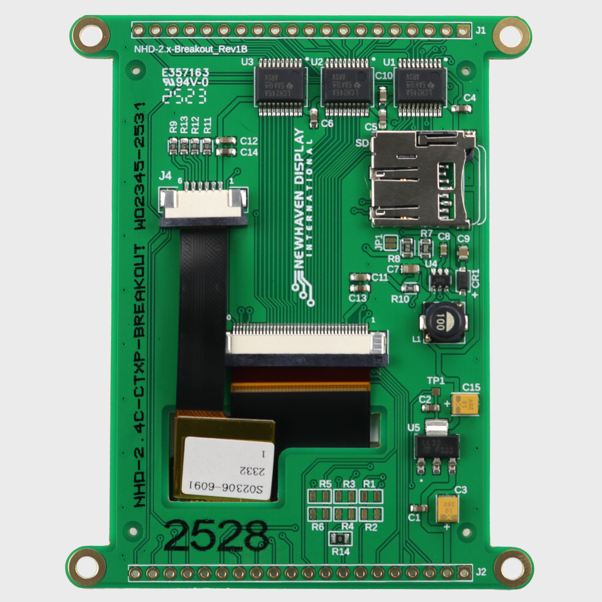 TFT Breakout Module with 2.4 inch IPS TFT Display / Capacitive