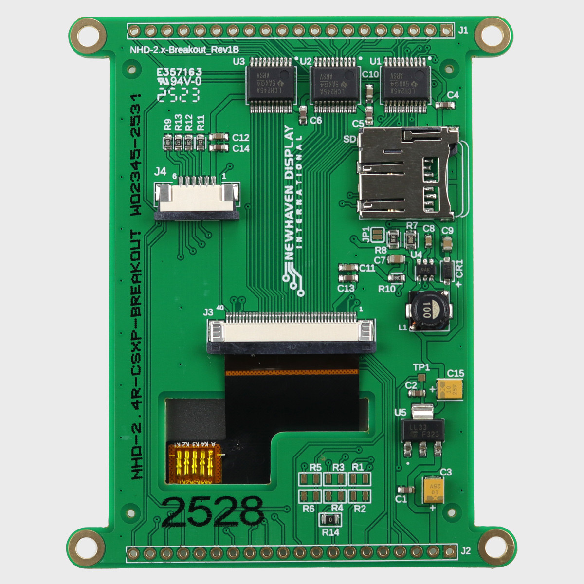 TFT Breakout Module with Sunlight Readable 2.4 inch IPS TFT