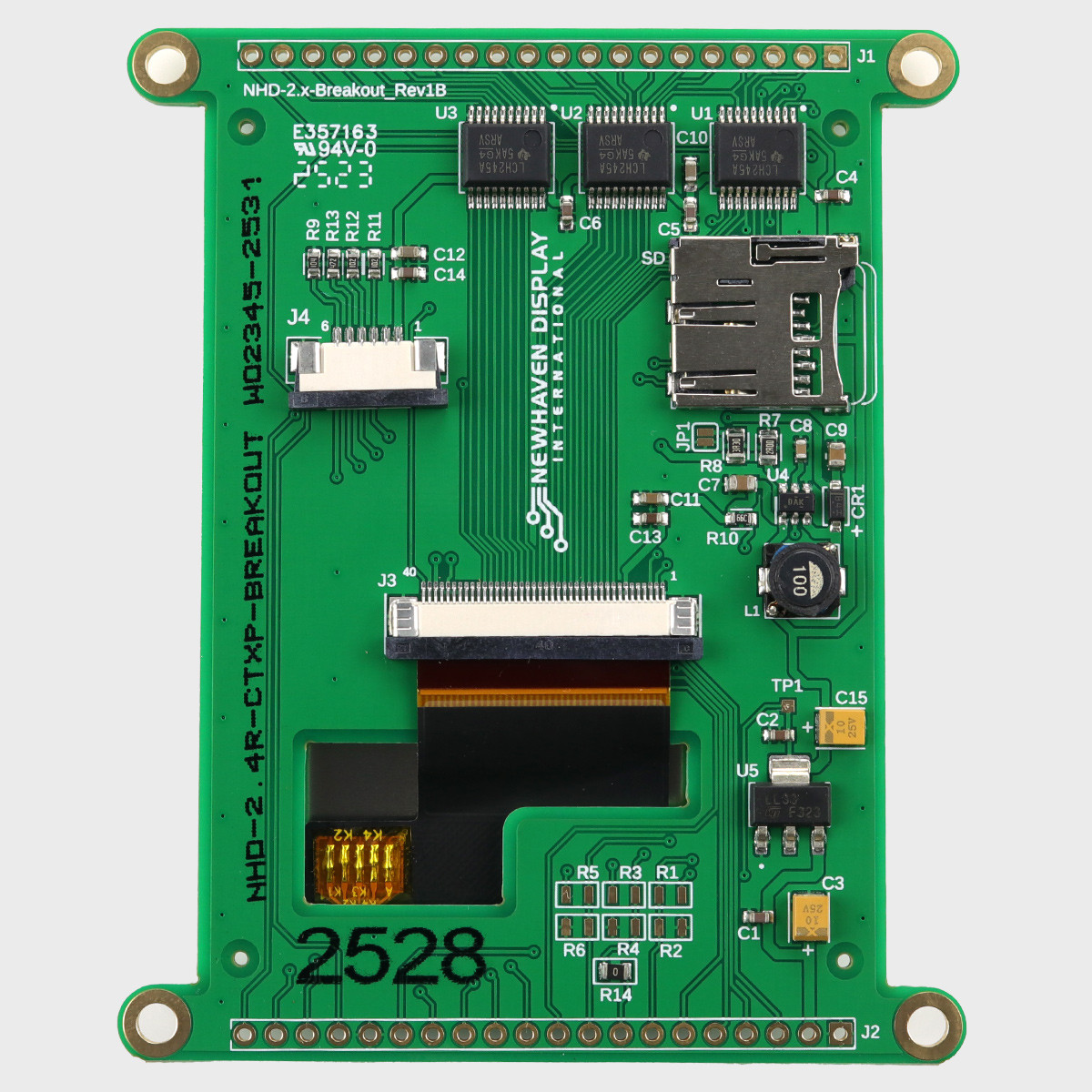 TFT Breakout Module with 2.4 inch IPS TFT Display / Resistive