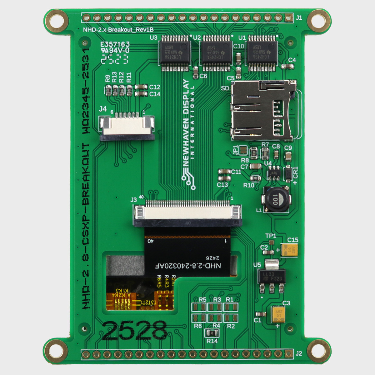 TFT Breakout Module with Sunlight Readable 2.8 inch IPS TFT Display