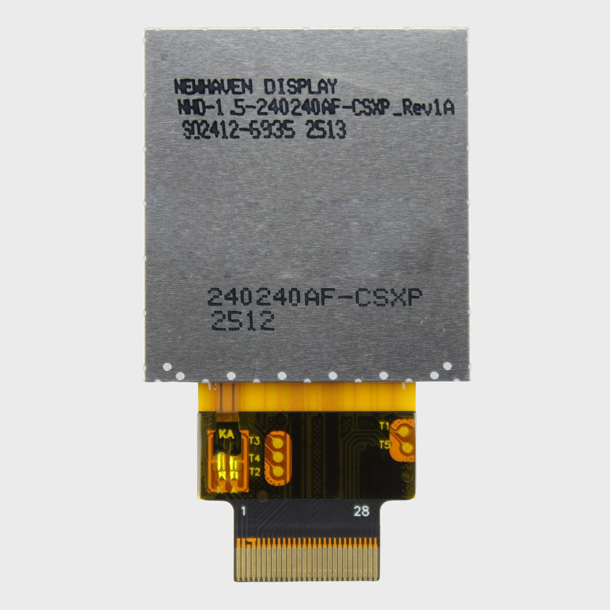 1.5 Inch Square 240x240 Pixel IPS TFT Display