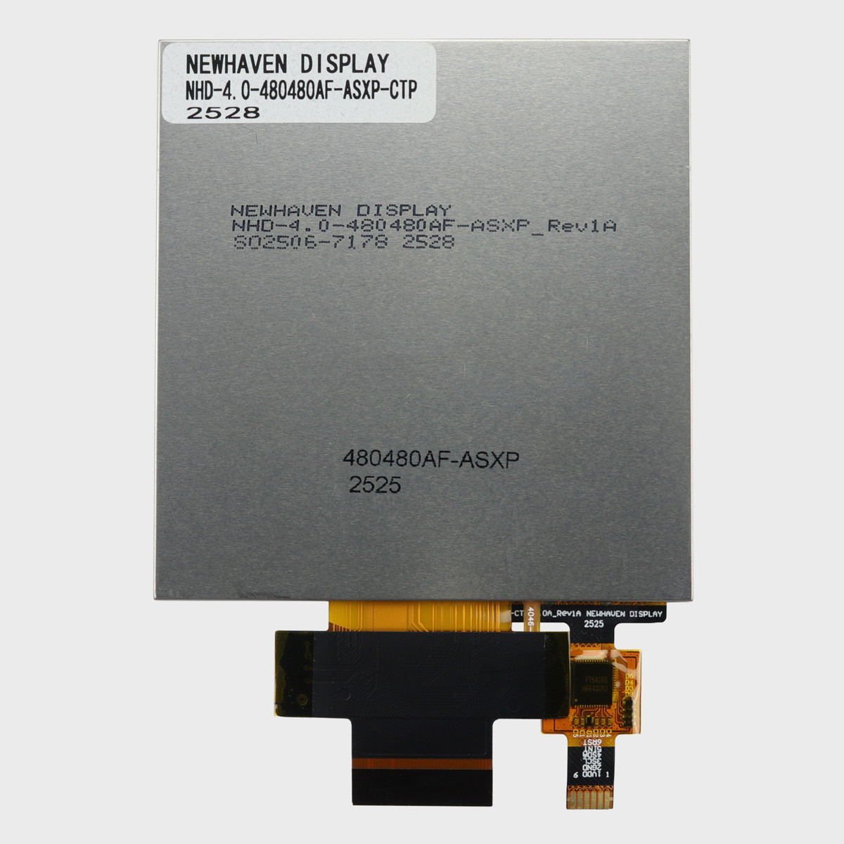 4.0 Inch Square 480x480 Pixel IPS TFT Display with RGB Interface