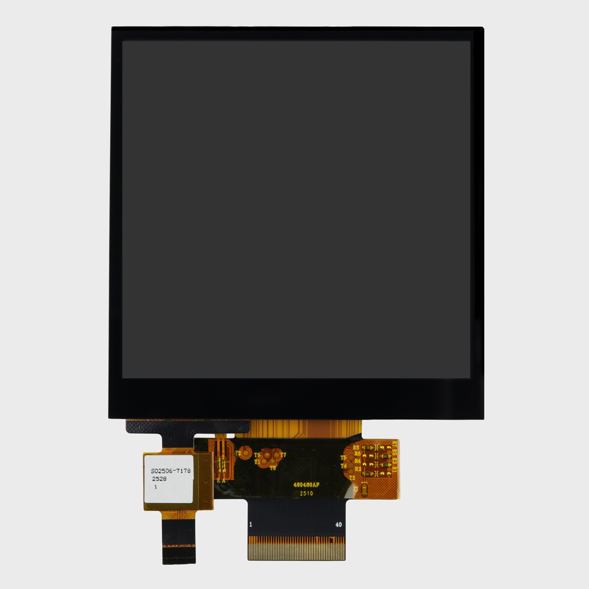 4.0 Inch Square 480x480 Pixel IPS TFT Display with RGB Interface