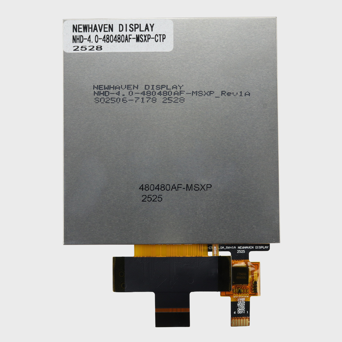 4.0 Inch Square 480x480 Pixel IPS TFT Display with MIPI DSI