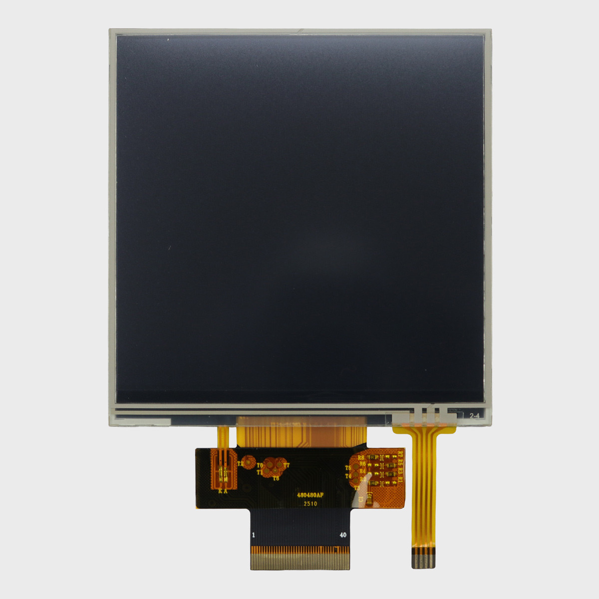 4.0インチ正方形 480×480ピクセル IPS TFTディスプレイ（RGB