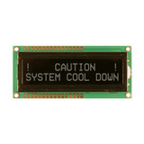 LCD 2x16 문자 FSTN - 주황색 백라이트 - 디스플레이 전면 꺼짐