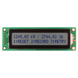 2x24 Character LCD STN Gray with White Backlight Front Off