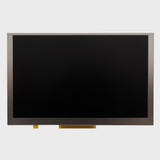 Vorderansicht eines 5,0-Zoll-TFT-LCD-Bildschirms mit inaktivem schwarzen Bildschirm.