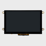 Front view showing inactive black screen of 5-inch TFT LCD.