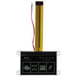 COG 128x64 LCD grafico FSTN- Display retroilluminato bianco anteriore OFF