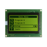 128x64 Graphic LCD STN+ Amarillo/Verde con retroiluminación YG Pantalla frontal OFF