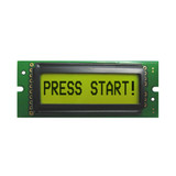 1x12 Character LCD STN Yellow/Green with Y/G Backlight front OFF