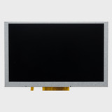 Vue de face d'un écran LCD TFT de 5 pouces avec un écran noir inactif.