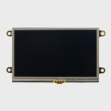 Front view of a 4.3-inch TFT LCD with an inactive black screen.