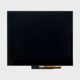 Widok z przodu 3,5-calowego wyświetlacza TFT LCD z nieaktywnym czarnym ekranem.