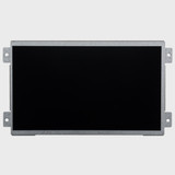 Front view of a 10.1-inch TFT LCD with mounting bracket and an inactive black screen.