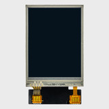 An inactive 2.4-inch IPS TFT LCD with a 40-pin FPC cable.