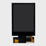 An inactive 2.4-inch IPS TFT LCD with 40-pin and 6-pin touchscreen control FFCs.