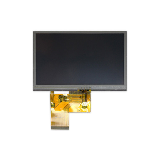 4.3 inch Premium TFT LCD Display Resistive Touchscreen front OFF