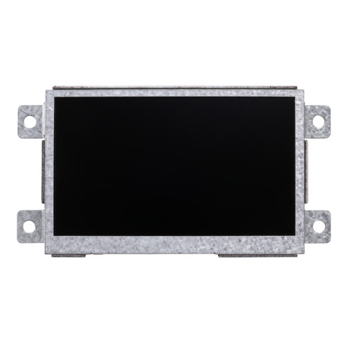 Front view of a 4.3-inch TFT LCD with an inactive black screen.