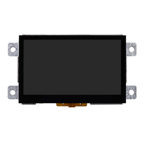 Front view of a 4.3-inch TFT LCD with an inactive black screen.