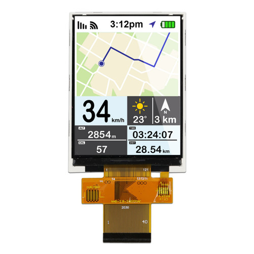 2,8-Zoll-IPS-TFT-Display vorne EIN