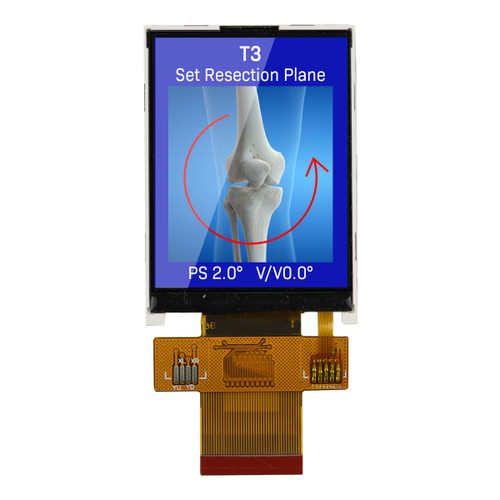 2.4 inch Standard TFT display front ON