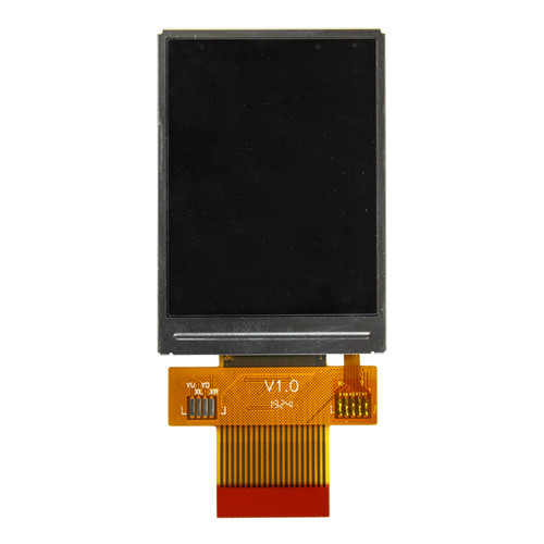 An inactive 2.4-inch IPS TFT LCD with an attached 20-pin FFC.