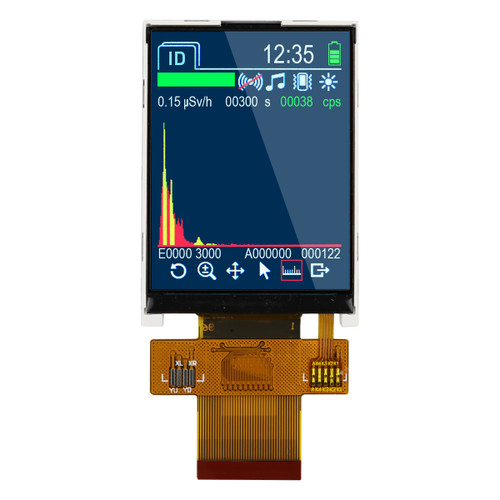 2,4-calowy wyświetlacz Premium TFT z przodu ON