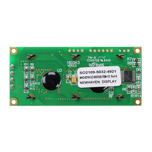 2x16 caracteres LCD Serial FSTN RGB retroiluminación PCB posterior