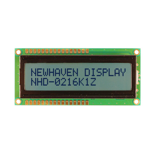 LCD 2x16 Zeichen STN Gray + Grün Hintergrundbeleuchtung Display vorne OFF