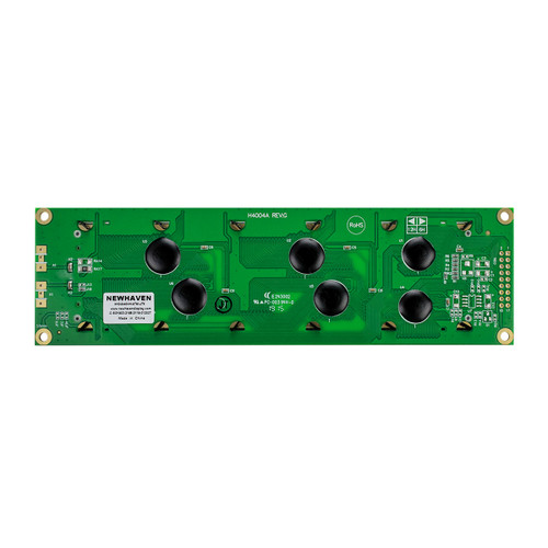 40x4 Character LCD Module STN- Blue with White Backlight PCB BACK