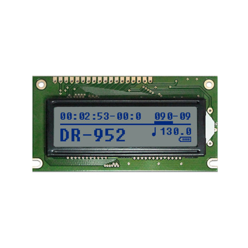 122x32 Grafisch LCD STN Grijs + Wit Achtergrondverlichting Display voorzijde UIT