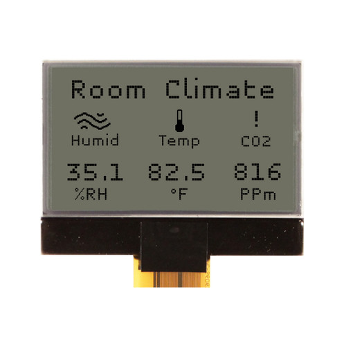 Monochrome LCDs | Monochromatic LCD Displays | Newhaven