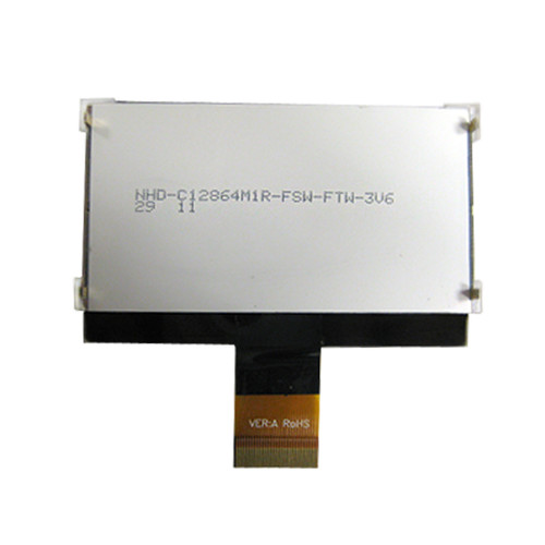 COG 128x64 Ecrã LCD gráfico FSTN+ retroiluminado a branco