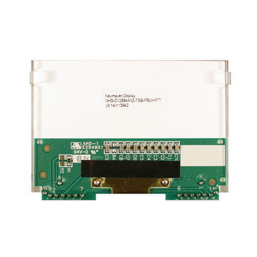 COG 128x64 Graphic LCD FSTN+ ブルーバックライトディスプレイ背面