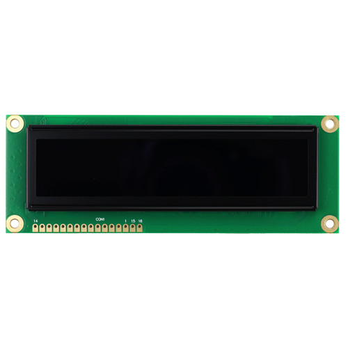 OLED 2x16 Character Yellow Module front OFF