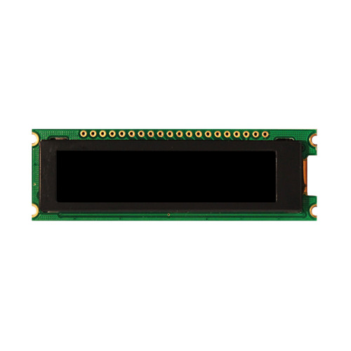OLED 2x16 Character Blue Slim Module front OFF