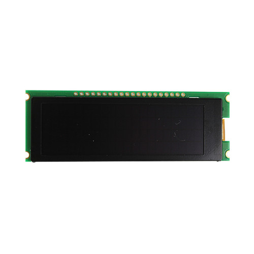 White 4x20 character Slim OLED display front OFF