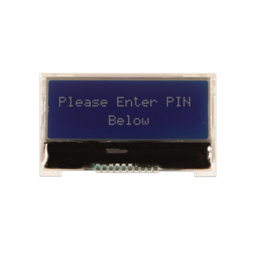 LCD COG 2x16 caracteres STN-Azul con retroiluminación blanca Pantalla Frontal OFF